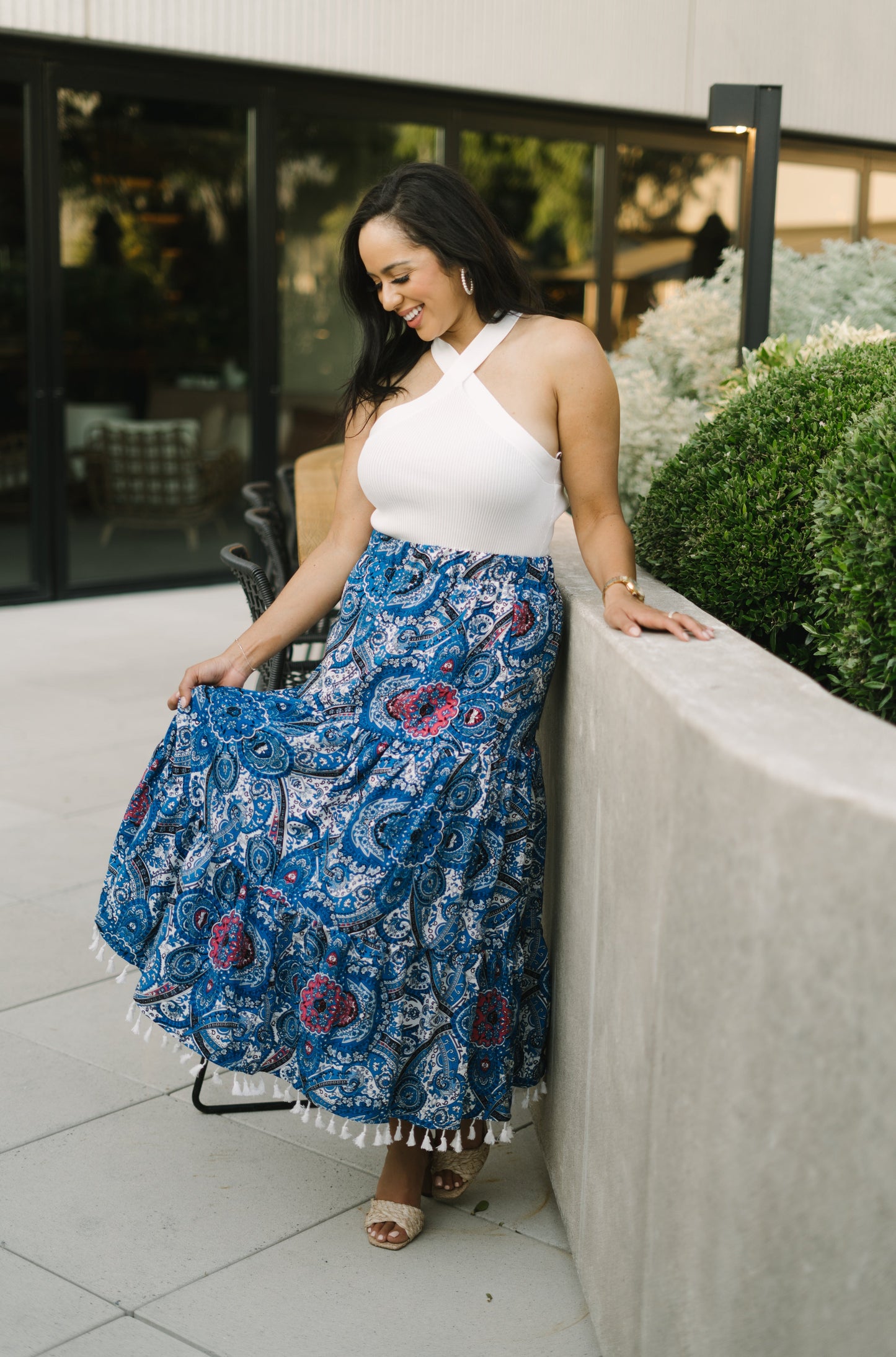 Maldives Boho Maxi Skirt