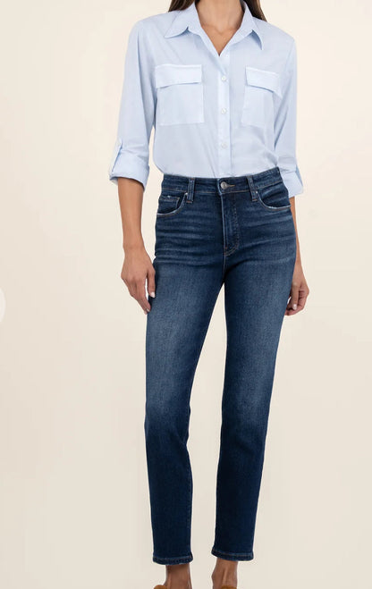 Reese High Rise Ankle Straight