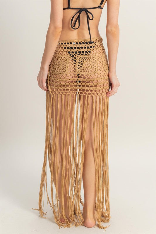 Boho Fringe Coverup