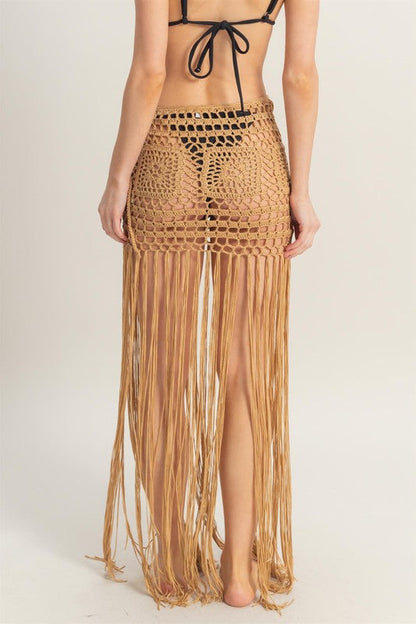 Boho Fringe Coverup