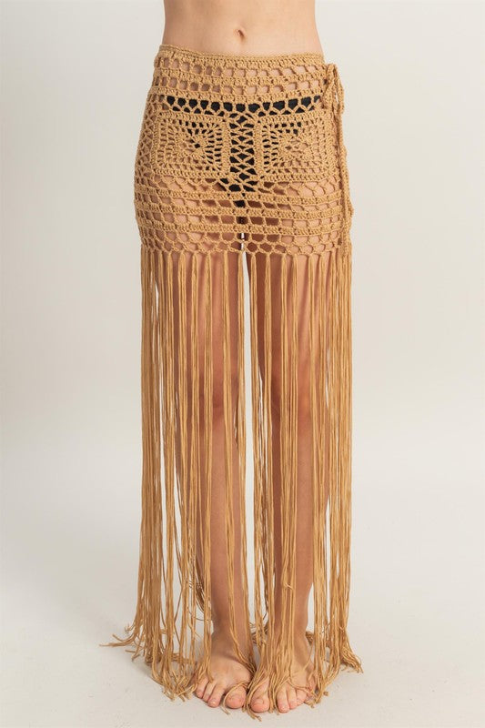 Boho Fringe Coverup