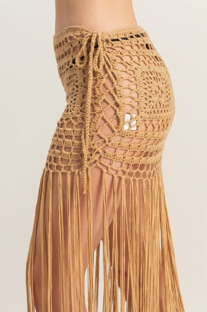 Boho Fringe Coverup