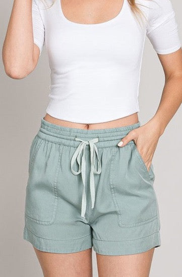 By The Bay Elevated Drawstring Shorts